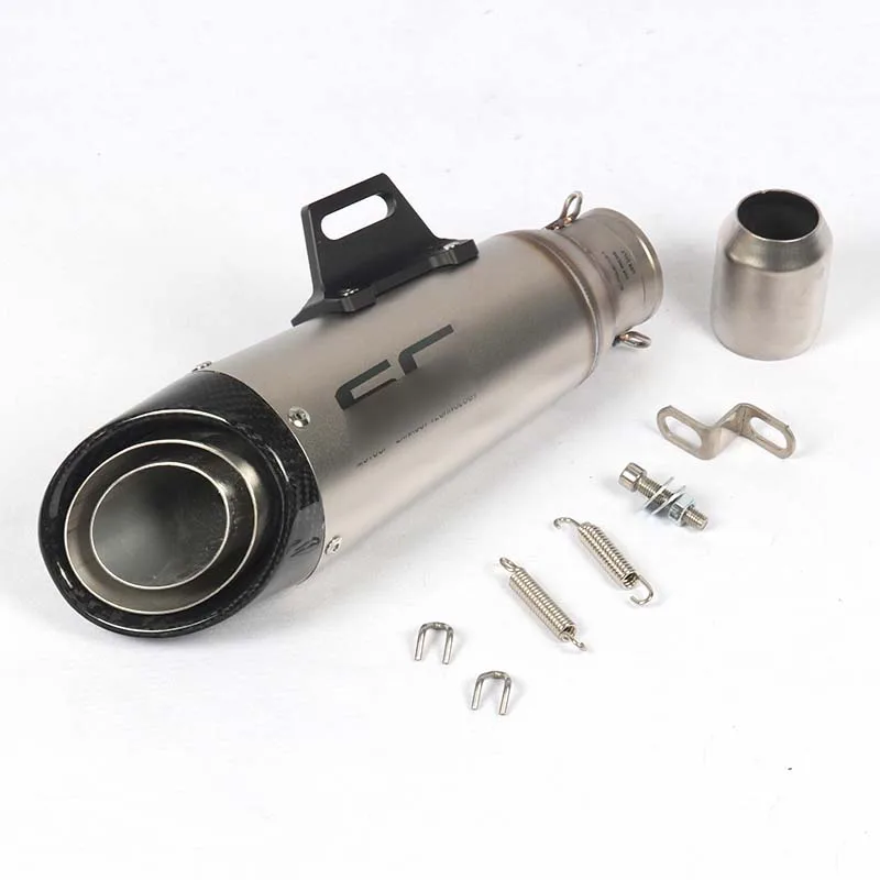 

Universal Motorcycle Exhaust Pipe Pit Bike Escape Pot Carbon Tail Of Titanium Body Exhaust Pipe Not Exhaust