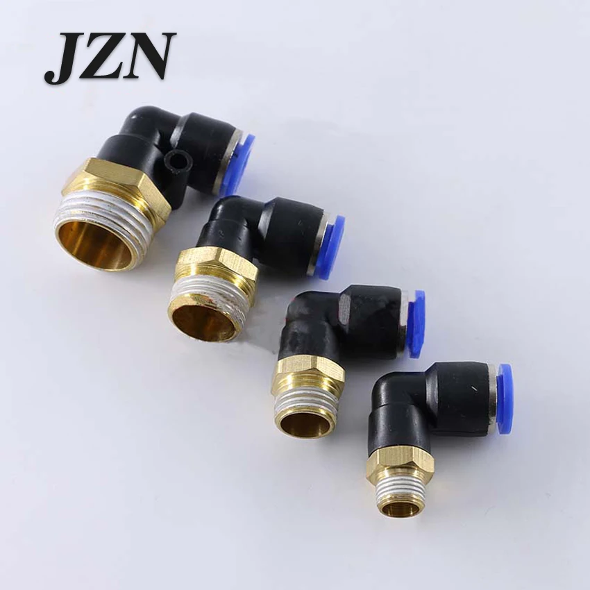 

Free shipping ( 10 PCS ) Pneumatic air pipe fast cylinder solenoid valve connector thread bend PL12/6/4/10/8-02/01/03/04
