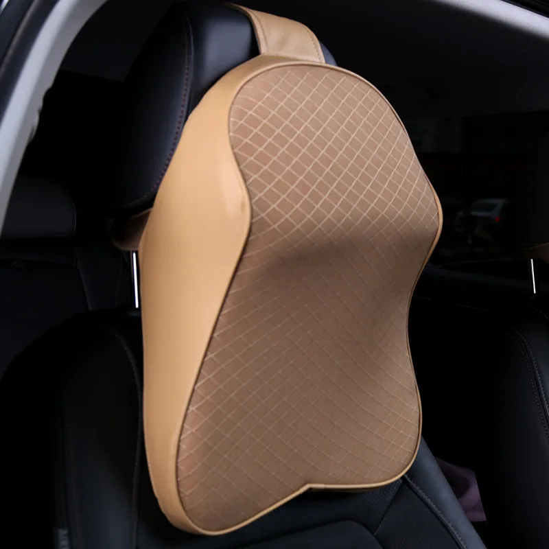 

1PC 3D Memory Foam Car Neck Pillow Adjustable Head Restraint Auto Headrest Travel Pillow Neck Support Holder Seat Covers