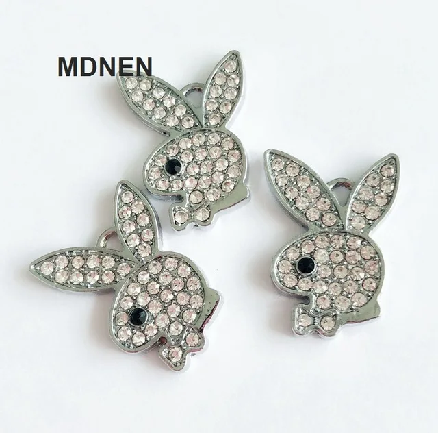 5 шт. стразы с подвеской в виде Головы Кролика для телефона|rhinestone pendants|tag pendanttag he |