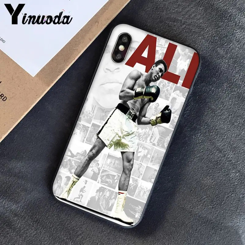 Yinuoda Muhammad Ali бокс Чемпион Новинка чехол для телефона Fundas чехол для iPhone 8 7 6 6S 6Plus X XS MAX 5 5S SE XR Fundas Capa