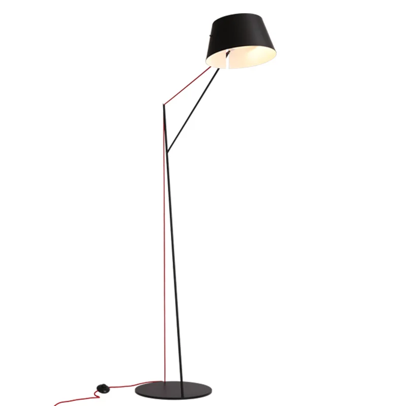 

Industrial floor lamp Nordic American Creative Studio Retro Floor Light table light black long arm foyer diningroom reading room