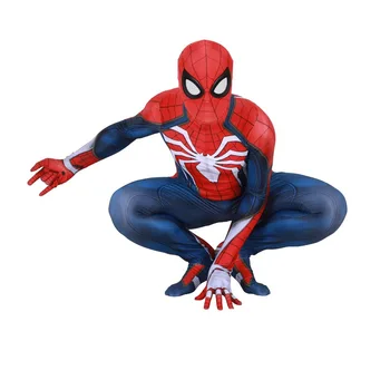 

Adult Kids Boys Insomniac Games Spiderman Cosplay Costume Zentai Spider Man Superhero Bodysuit Suit Jumpsuits