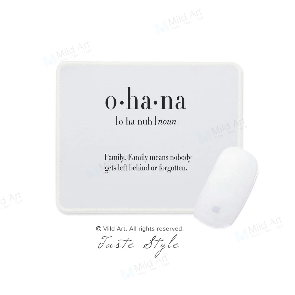 Large Custom Inspirational Quote Prints - Nordic Home Decor for Mother, Friends, and Girls - Black and White - Unique Gaming Computer Mouse Pad Gift image 2