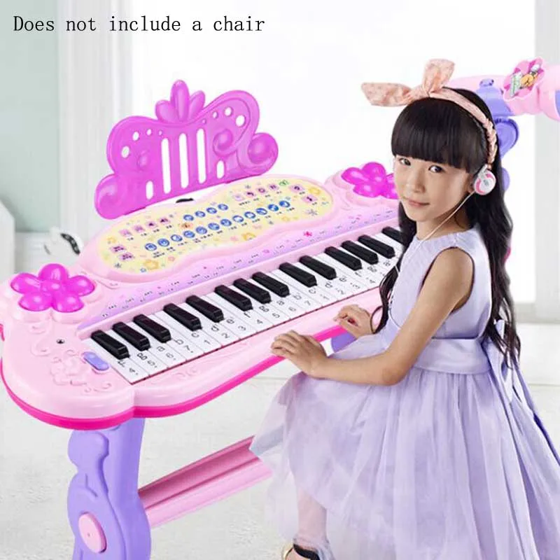Музыкальные игрушки Usb Электронная клавиатура электрический набор для фортепиано музыкальных инструментов для детей с микрофоном для детей