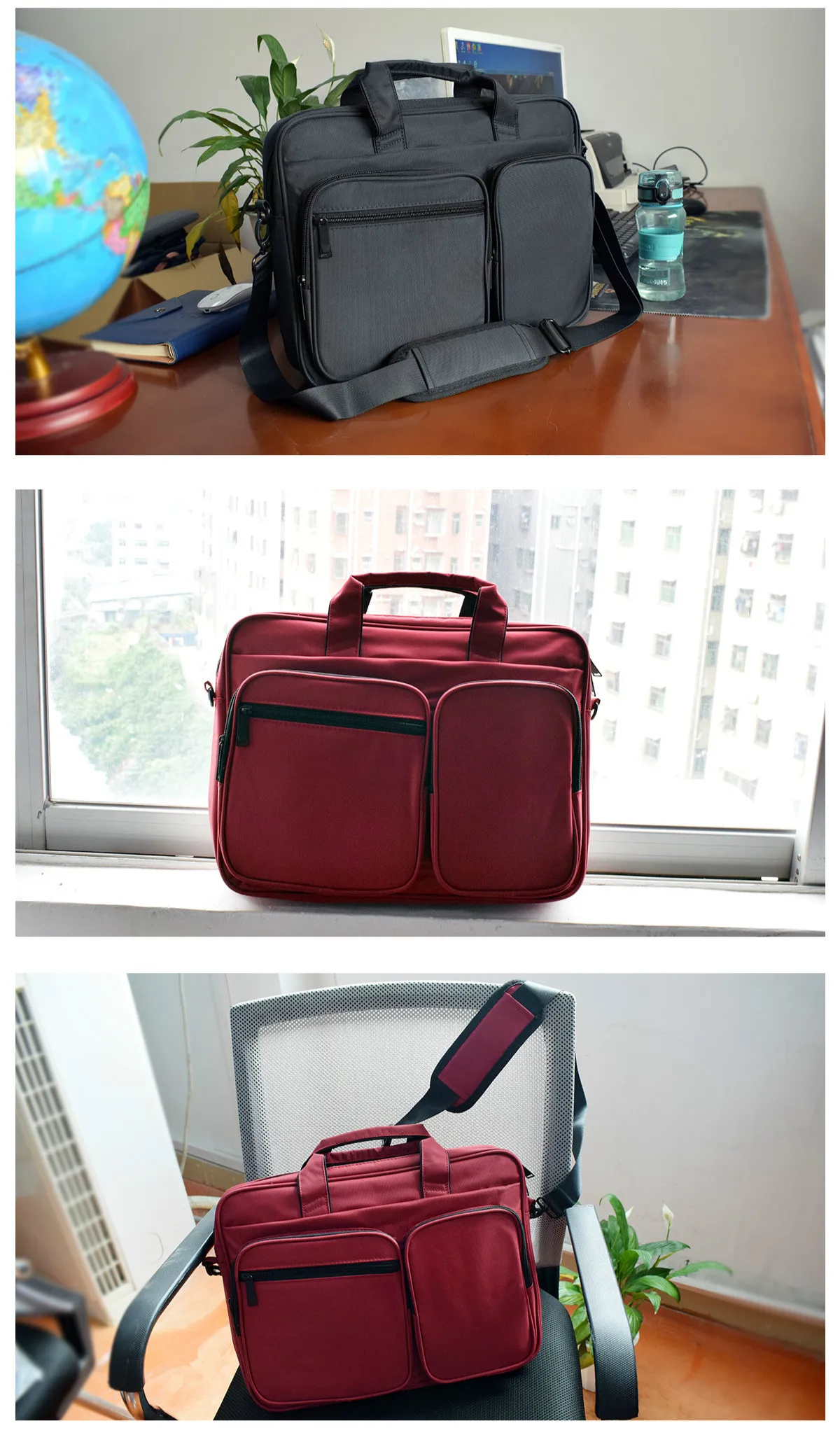 Большой ноутбук плечо сумка для мужчин женщин портфель для путешествий Бизнес тетрадь 13 14 15 16 дюймов PC компьютер