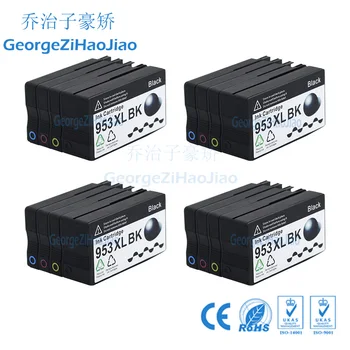 

4sets 953XL Compatible Ink Cartridge for HP953 XL 953 For HP Deskjet 8210 8218 8719 8720 8728 8730 8740 8710 P55250dw Printer