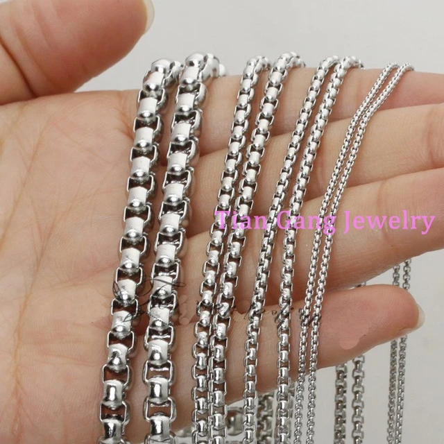 5m Ship In Bulk Jewelry Making Meter Round Rolo Chain Stainless Steel  Handmade 2 5 3 4 6 8 10mmr Olo Chain From Jewelry Findi284n From Nnbvc,  $8.04