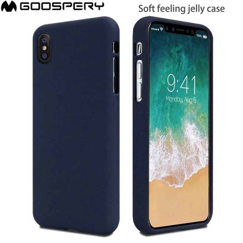 Original MERCURY Goospery Soft Feeling Jelly Silky Slim TPU Bumper Case For Samsung Galaxy A10 A20 A30 A40 A50 A70