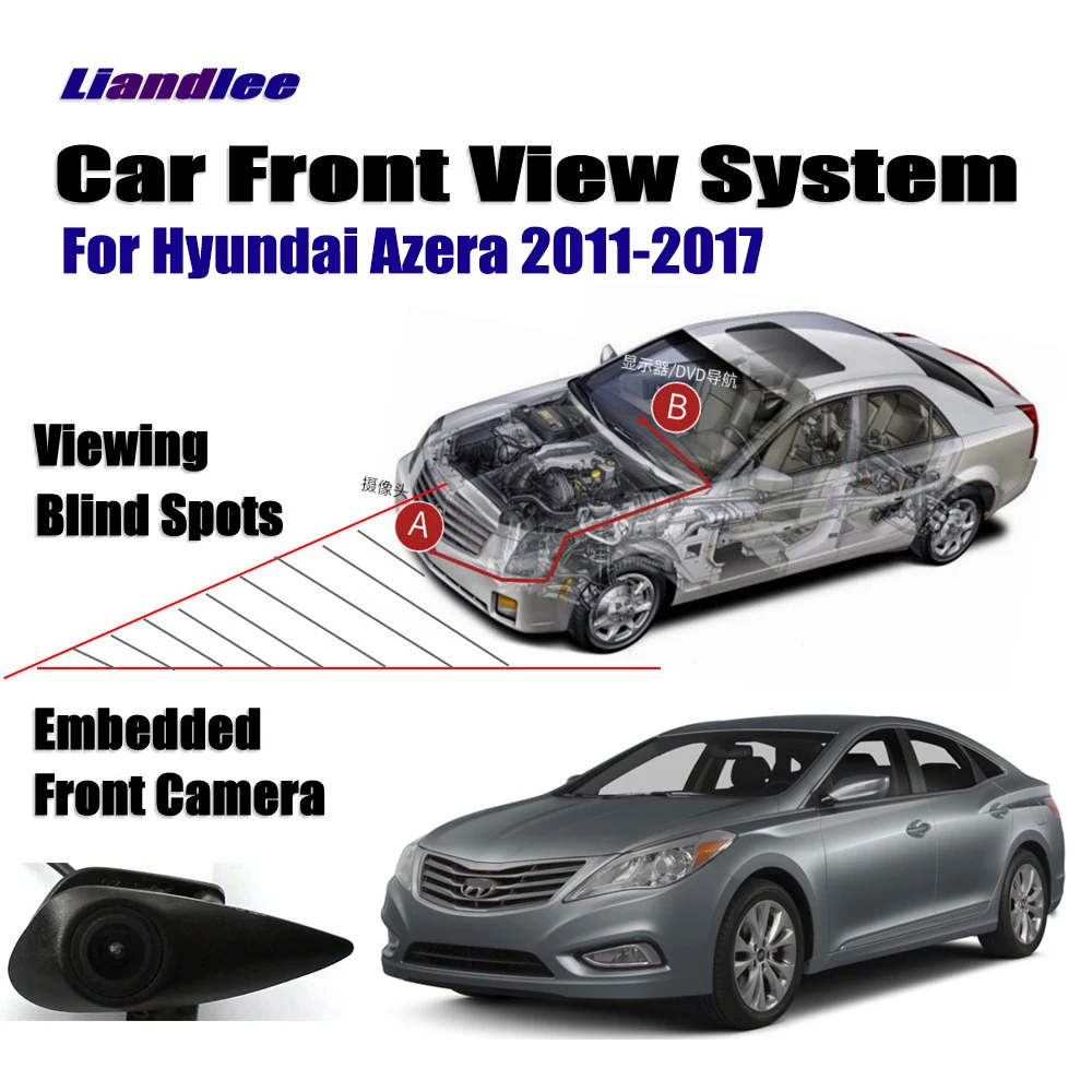 Liandlee автомобиль вид спереди Логотип Встроенная камера/прикуриватель/для объектив ночного видения 2011- /4," ЖК-экран монитора