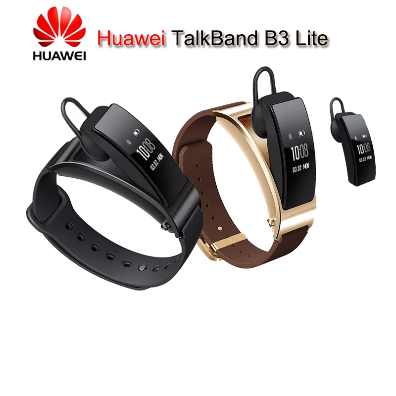 

Genuine Huawei Talk Band B3 Bluetooth Smart Bracelet Fitness Wearable Sports Compatible Smart Mobile Phone Device Wristbands