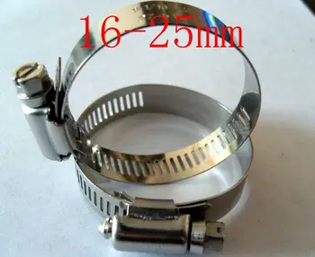 

16-25mm,304,321,316 Stainless steel hose hoops,clamp hoop,pipe clamp,hose clamp,hydraulic hoses