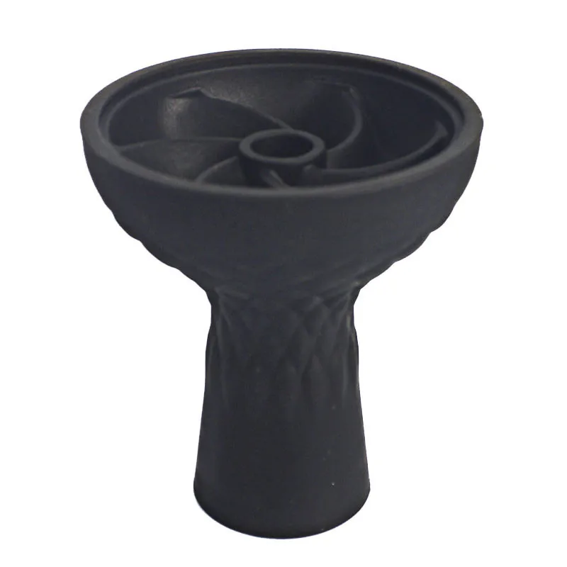 Black Silicone Hookah Bowl Free Type Holder Smoking Accessories High