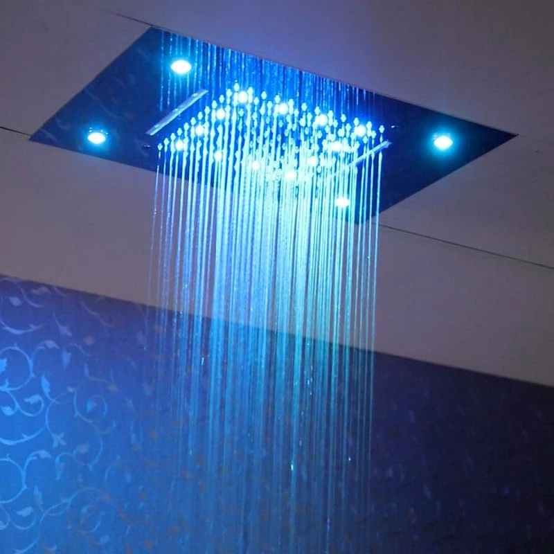 Dual Regen Und Wasserfall 2 Funktionen Duschkopf 20 Zoll