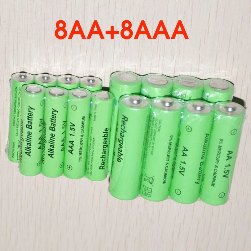 Sorvess 1,5 V перезаряжаемая AA батарея AAA Щелочная 2000-3000mah для фонарь-игрушки часы MP3-плеер Замена Ni-MH батареи