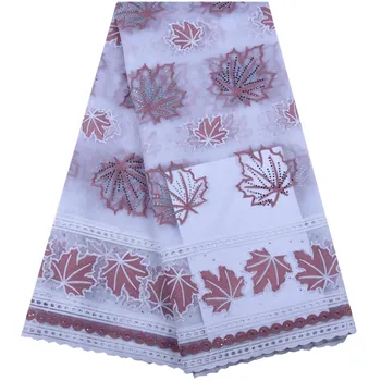 

New Arrival Milk Silk Lace With Stones Embroidery French Nigerian Laces Fabrics 2019 African Tulle Lace Fabric For Dresses S1581
