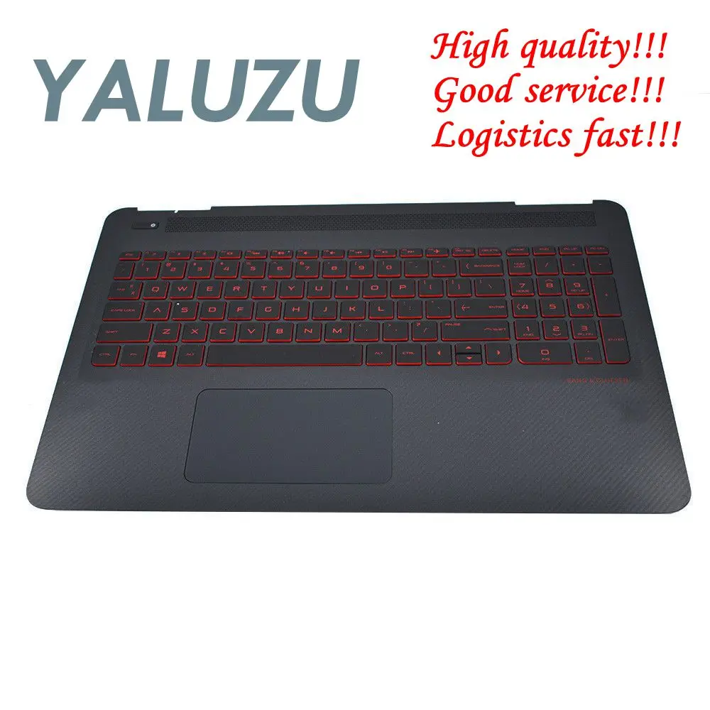 YALUZU для hp Omen 15-AX 15-AX020CA 15-AX100 15-AX200 чехол для отдыха Верхняя крышка с подсветкой американская клавиатура с Touc hp ad 859735-001