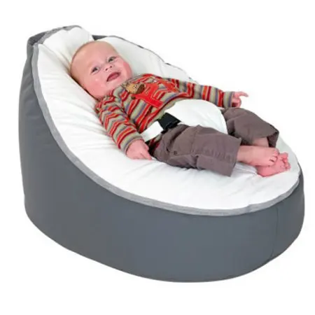 

Free shipping disco convertible baby beanbag chair, two tops baby beanbags cover only grey white