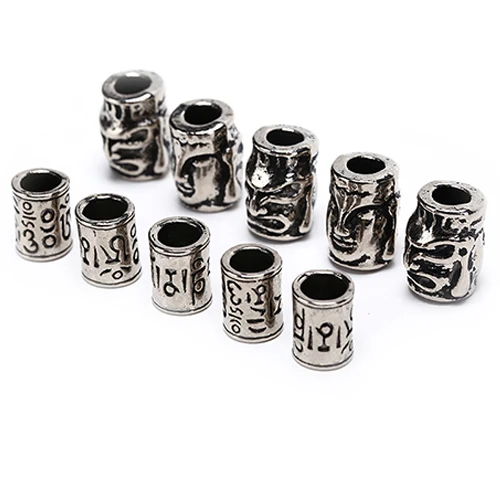 

5Pcs/Lot Beads Beads Metal Charms Skull For Bracelet Lanyard Necklace Pendant Key Charm DIY Craft Yoga Jewelry