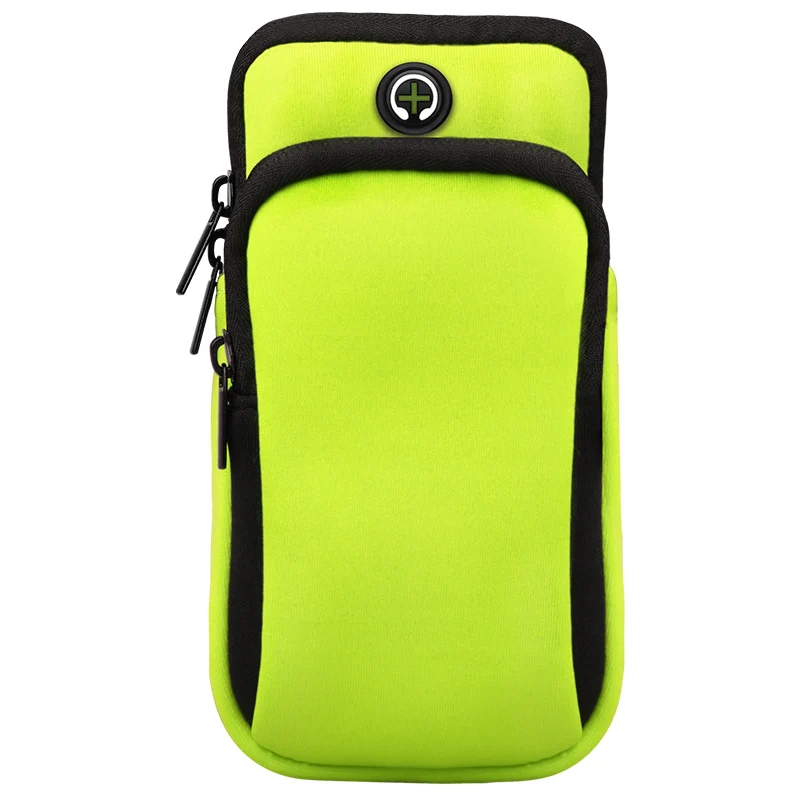 KUULAA, сумки для бега, для мужчин и женщин, с сенсорным экраном, для сотового телефона, посылка, для спорта, Экипировка, для мужчин, для бега, аксессуары - Цвет: Green