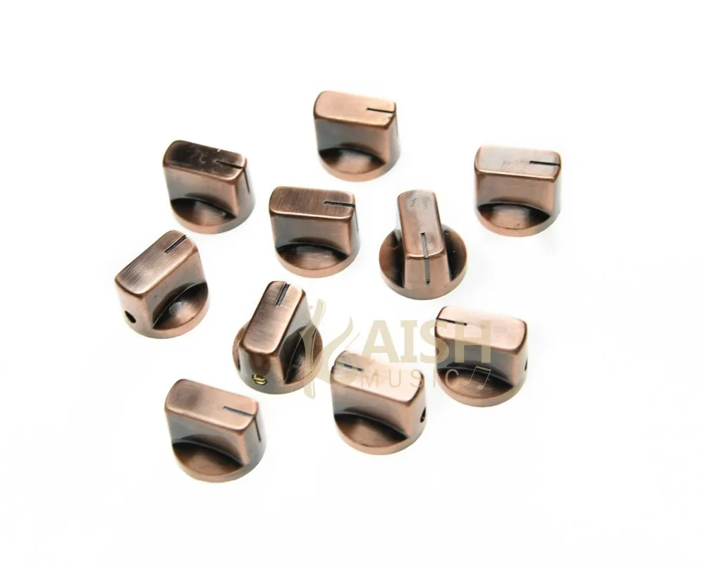 10x Guitar AMP Effect Pedal Knobs Davies 1510 Style Pointer Knob Bronze
