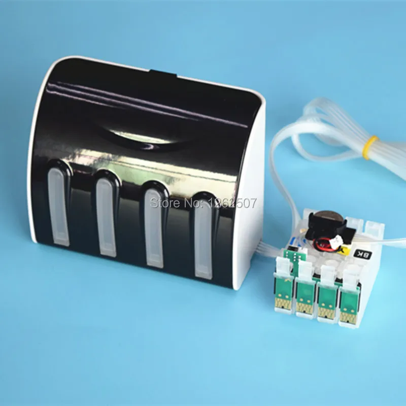 Sistema Ciss com Chip Arc para Impressoras Epson Wf2810 2830 2835 2850 Xp-2100 Xp2105 Xp3100 Xp3105 Xp4100 4105 603 603xl T603xl