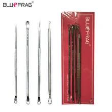 Acne иглы удалить щипцы для удаления черных точек ухода за кожей лица Инструменты Черноголовых и прибор для удаления прыщей лица Красота инструменты очиститель пор 4 шт./упак