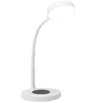 

Led Desk Lamp With Fast, Wireless Charger For 8 And 8 Plus, Foldable And Dimmable Office Led Lamp For R