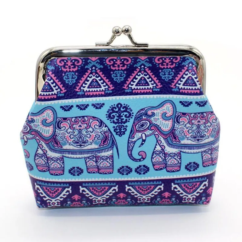 

M199 Cute Coin Purse For Women Elephant pattern Hasp Wallet Women Girl Gift Wholesale