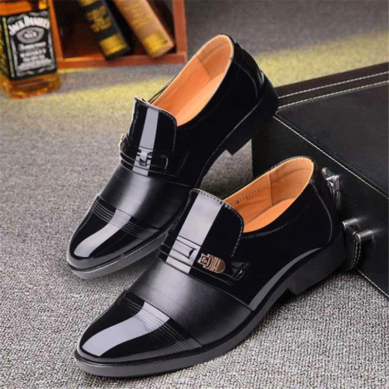 black dress shoes for a wedding