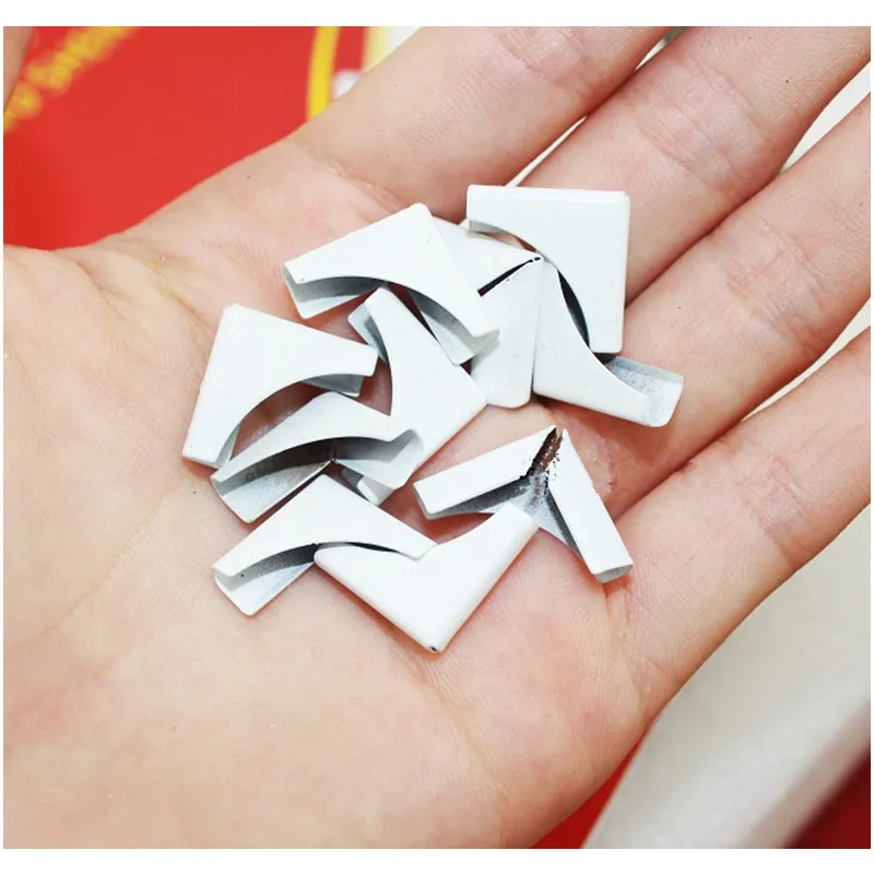 Wholesale White Book Scrapbooking Albums Menus Corner Protectors Metal