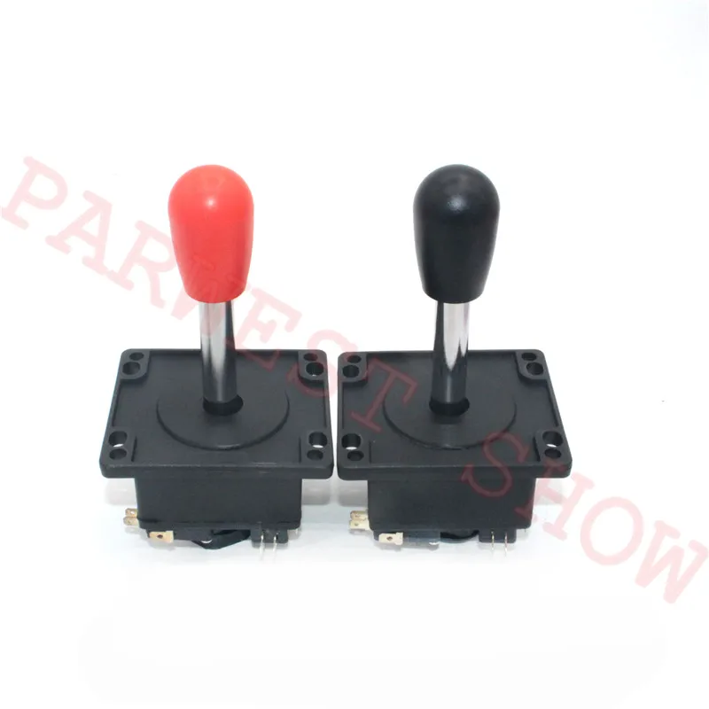 

High Quality 2pcs/sets Arcade Spanish Joystick black/red ball top for Crane machines-Game machine Joystick-Game machine Parts