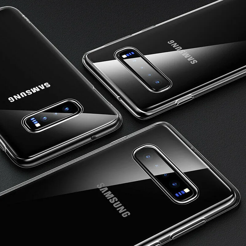 Прозрачный силиконовый чехол для samsung Galaxy S10 плюс S10 силиконовый чехол для телефона для samsung S10 S10E примечание 9 8 S9 S8 S7 прозрачный чехол