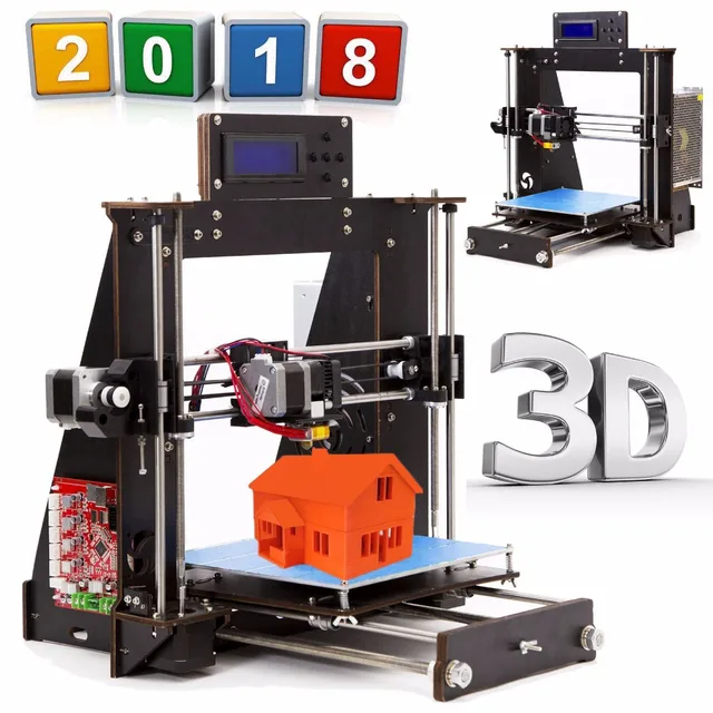 Special Price 3D Printer Reprap Prusa i3 DIY MK8 LCD printer 3d Drucker Impressora Imprimante Special Price 3D Printer Reprap Prusa i3 DIY MK8 LCD printer 3d Drucker Impressora Imprimante