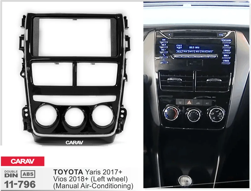 CARAV 07-002 Car Radio Installation Trim Fascia Panel