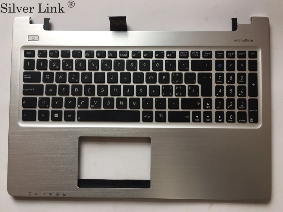 

CF Canada and French keyboard for Asus S550 S550CM with silver palmrest cover laptop keyboard