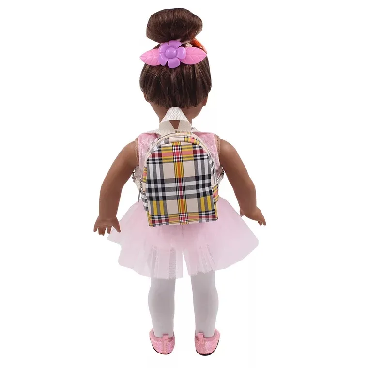 

Hot Sale Cute Dolls Bag Backpack For 18 Inch 43cm Doll Bag Accessories Girls Best Gifts