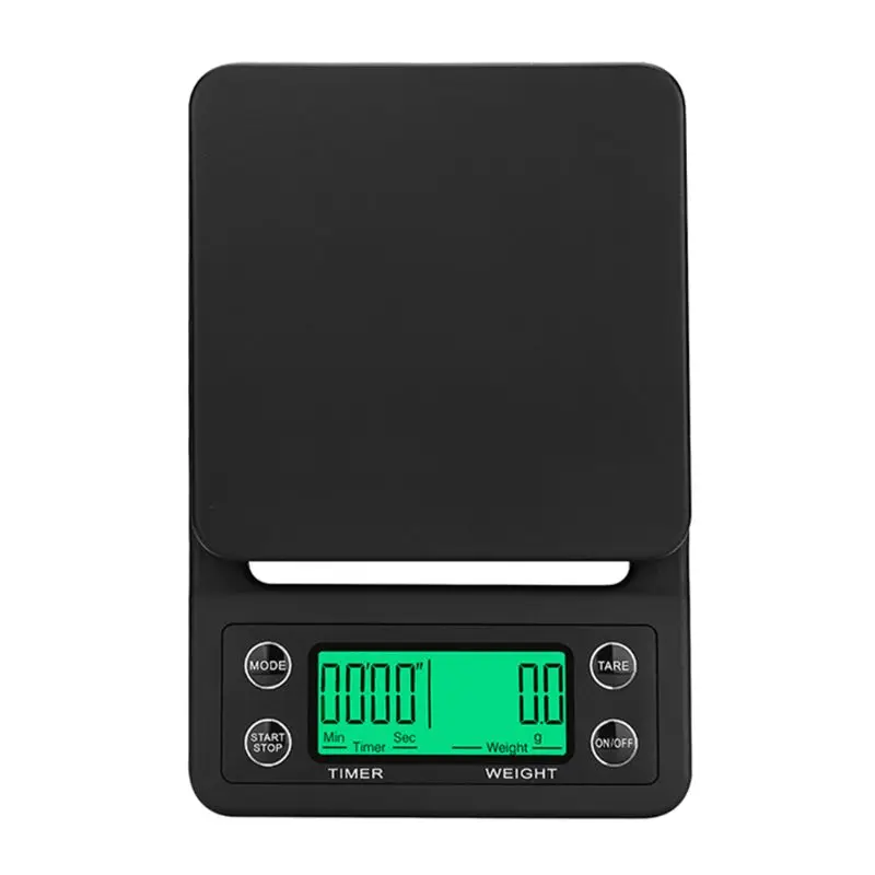 

Protable 3KG/5KG Digital Drip Coffee Scale With Timer LCD Electronic Kitchen Scales 0.1g