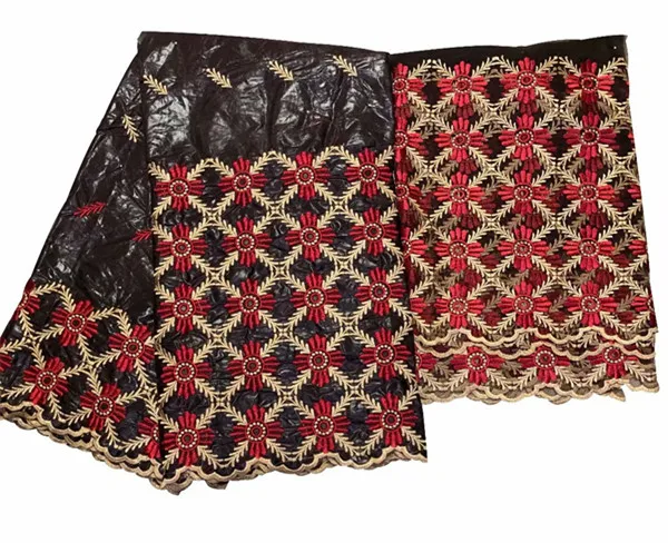 

African fabric basin riche getzner bazin brode getzner high quality atiku fabric with stones nigerian gele headtie 5+2yards/lot