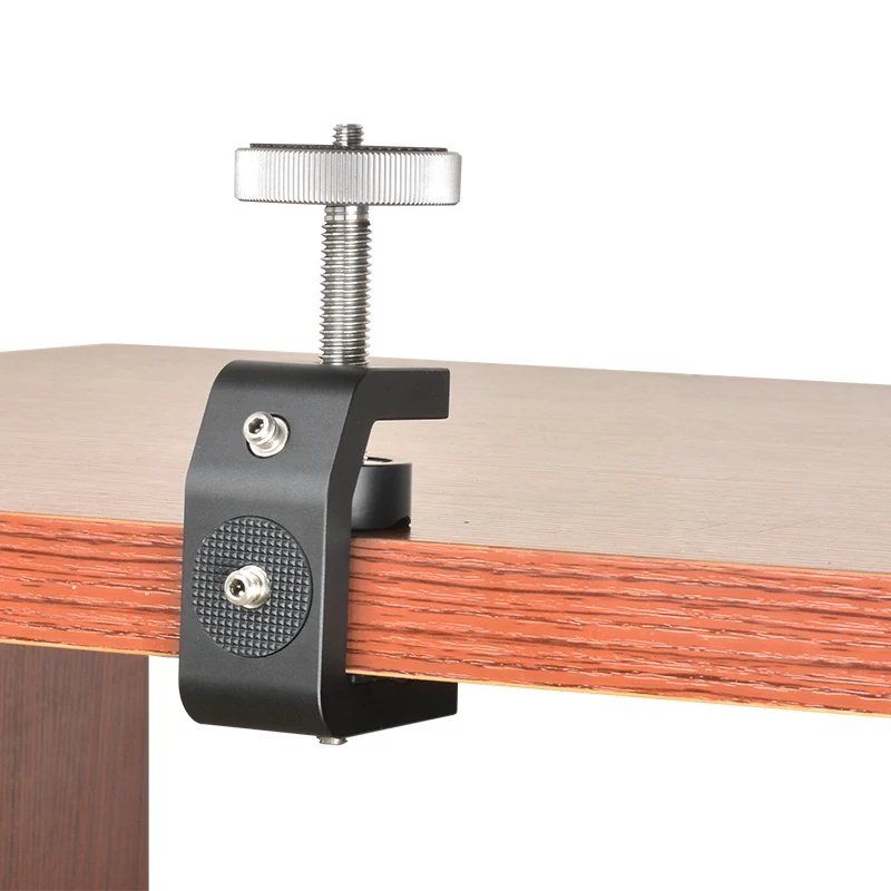 Малый Heavy Duty C/U Тип зажим Кронштейн 1/4 &quotвинтами для фотостудии света