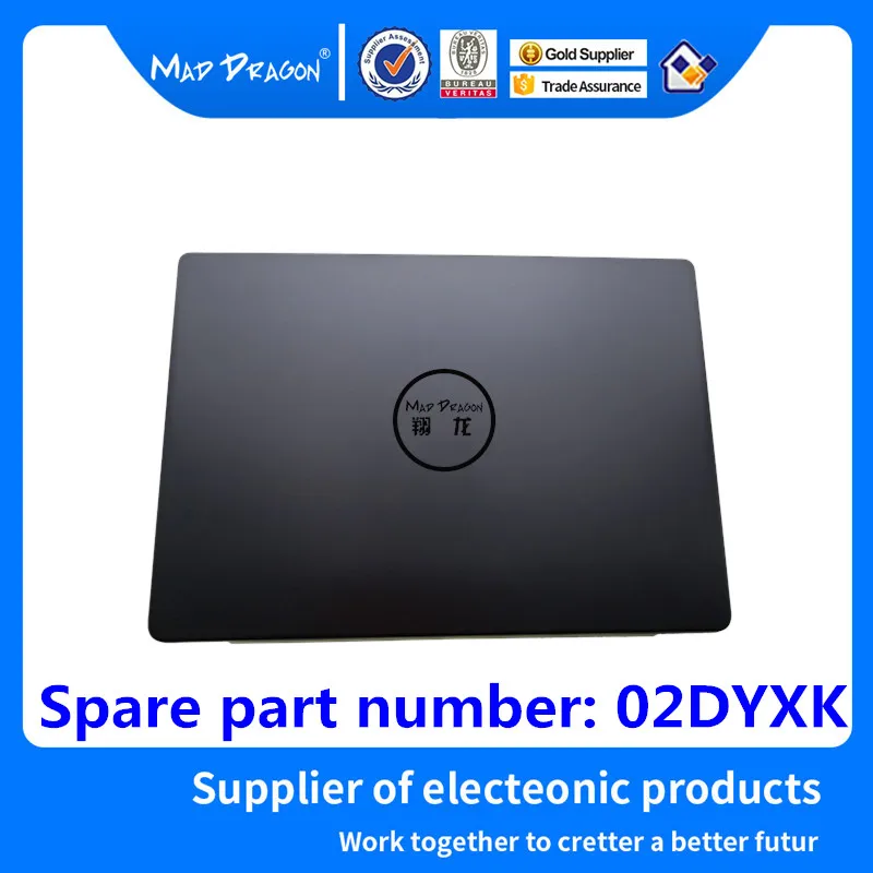 

laptop LCD NEW Top Cover LCD Back Cover For Dell achievement 5481 vostro 14 5481 v5481 02DYXK 2DYXK 460.0FJ01.0001 Black A shell