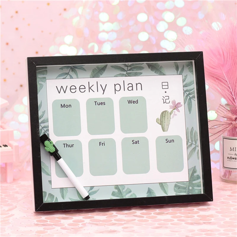 

Birthday Gift For Boyfriend Creative Memory Board Pink Blue Week Planning Board Erasable Back To School Wedding Gifts For Guests