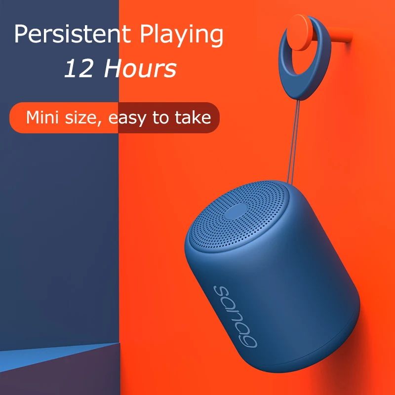 Мини Размер Водонепроницаемый портативный Bluetooth динамик Hi Fi бас громкий TF карта