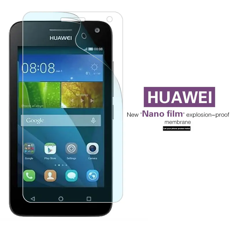 Лучшая Взрывозащищенная нано мягкая пленка для Huawei Y336 Y360 Y500 Y511 Y518 Y540 Y550 Y600 Y618 Y625 Y635