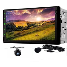 two 2 Din Android 5.1 Car GPS Stereo Radio double 2din GPS Navigation DVD Player WiFi Bluetooth Mirror Link with Backup Camera