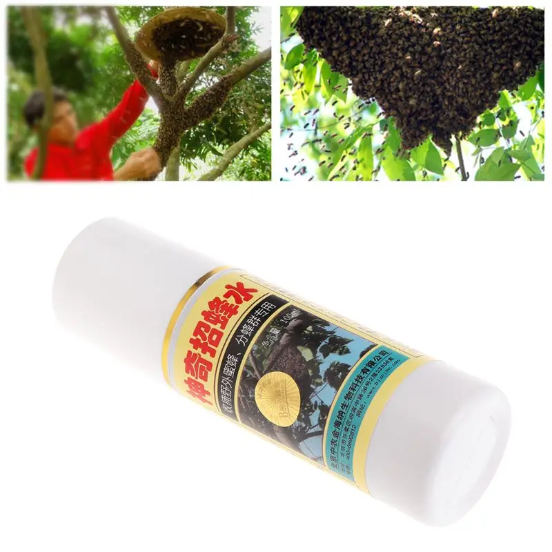 

100ml Bee Attractant Beekeeping Tool Outdoor Wild Bees Attract Catcher Catching Bee Hive Swarm Liquid Useful Practical Beekeeper