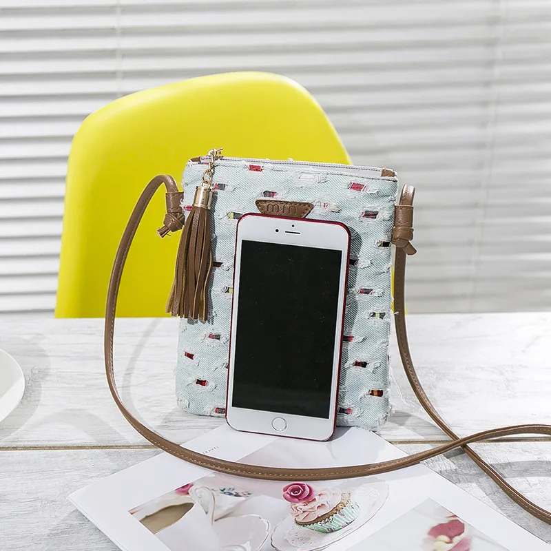 SUBIN العالمي phonebag المحمول الحقيبة الأشرطة سستة حقيبة كتف الشرابة حقيبة الأزياء جراب للمحمول والكاميرا بألوان مختلفة مضاد للماء صالح أقل من 6.0 ...