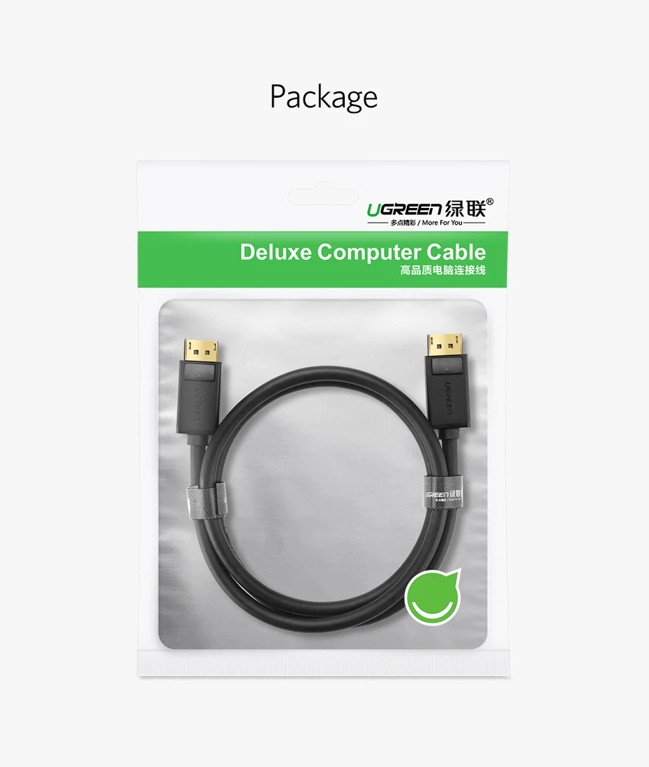 UGREEN V1.2 4K Displayport Video Cable Pakistan brandtech.pk