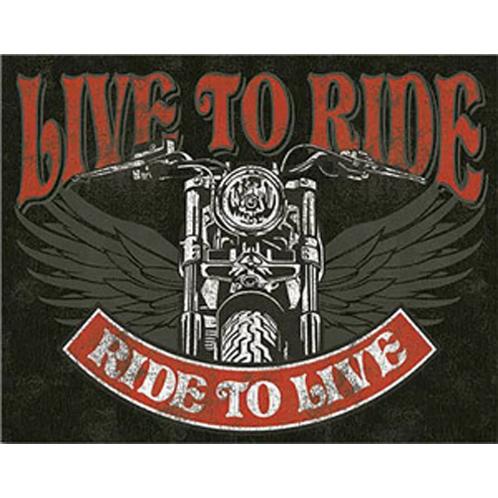 

Ride Vintage Metal Plate Tin Signs Wall Poster Decals Plate Painting Bar Club Pub Home Decor Wall 30*20cm 1001(1113)