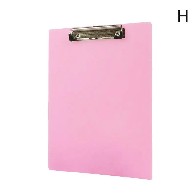 1 шт. прозрачный коврик для офиса шина А5 блокнот папка для письма доска скраб Papelaria Criativa бумажный держатель офисные канцелярские принадлежности - Цвет: Белый